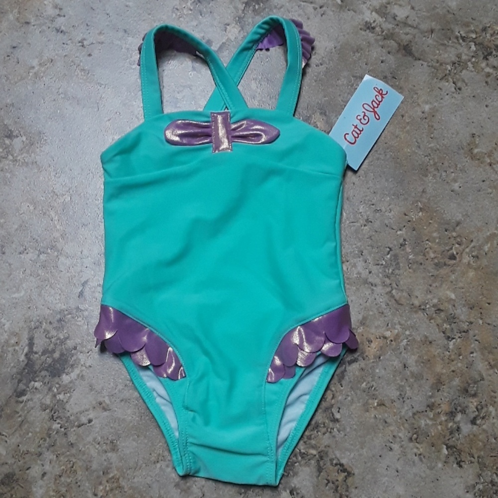 Mint Green Baby Girl Swimsuit